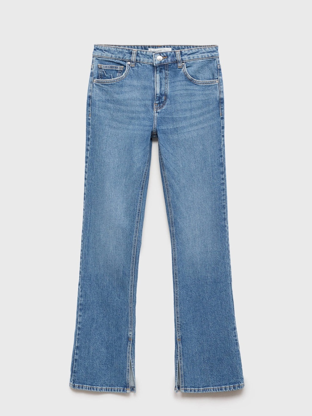 Mango Medium Rise Straight Leg with Slits - Picture 6 of 11